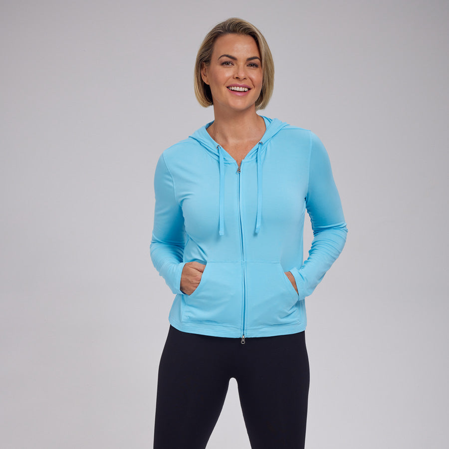 Aqua zip best sale up hoodie