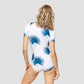 Blue Palms One Piece Swimsuit