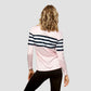 Womens UV Protection Striped Long Sleeve