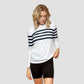 Womens UV Protection Striped Long Sleeve