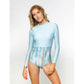 Waters Edge Long Sleeve One Piece Swimsuit